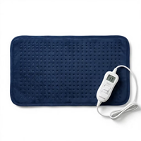 Coussin chauffant électrique 12*24 pouces, double face en flanelle, 6 niveaux de température, lavable en machine, pour la maison