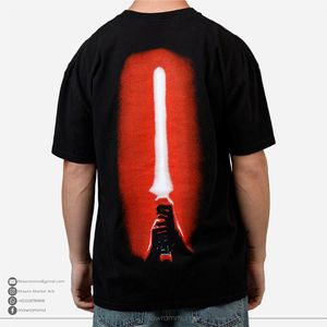 เสื้อยืดโอเวอร์ไซส์ทรงบ็อกซี่ พิมพ์ลาย DTG ผ้าฝ้าย 100% เนื้อหนา ระบายอากาศได้ดี เป็นมิตรกับสิ่งแวดล้อม สไตล์สตรีทแวร์ วินเทจ รับผลิตแบบ OEM พร้อมโลโก้ตามสั่ง - Product Image 2