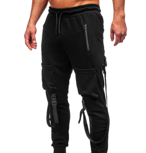 Men's Casual Track Jogger Pants Elastic Waistband High GSM French Terry Fleece Custom Logo Straight Customizable Size Sweat - Product Image 6