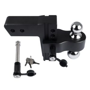 Supporto per Sfera di Traino con Attacco da 2,5 Pollici e Sfere da 2 Pollici e 2 5/16 Pollici per Rimorchi e Veicoli - Product Image 4