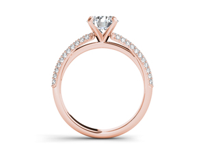 Anillo Solitario Clásico de Diamante Cultivado en Laboratorio de 1 Quilate, Oro Sólido de 14K, Corte Brillante Redondo VS VVS EF, para Uso Diario, Boda, Estilo Moderno - Product Image 6