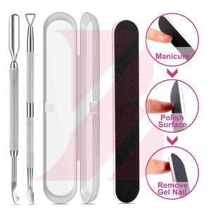 Producto de Moda, Juego de Empujadores de Cutículas y Removedores de Esmalte de Gel con Logotipo Personalizado, con Limas de Uñas - Product Image 5