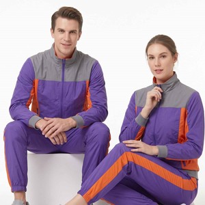 Ensemble veste coupe-vent et pantalon de jogging unisexe personnalisable en nylon 2026 – Tenue décontractée 2 pièces pour la gym et le fitness (hommes et femmes) - Product Image 4