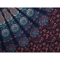 Rideaux de chambre à coucher imprimé Mandala Hippie bohémien, décoration de la maison, taille personnalisée, blocs imprimés, rideaux Textiles de décoration de la maison