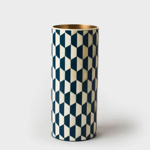 Vase à fleurs en os naturel 100% - Design créatif - Vases décoratifs pour mariage - Forme ronde - Pots à fleurs - Décoration d'intérieur - Product Image 2