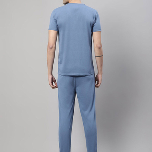 2026 New Arrival High Quality Custom Made Women's Night Sets Stylish Full-Printed T Shirt <b>Trouser</b> Set Casual Style 9 6 Years - Product Image 2