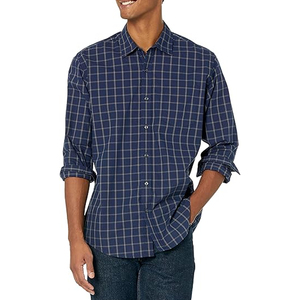 Camisa Casual de Manga Larga para Hombre, 100% Algodón Twill, Transpirable, para Oficina, Proveedor Mayorista - Product Image 5