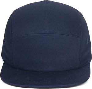 Gorra Plana de 5 Paneles Unisex Azul Marino Sólido de Algodón, Estilo Casual para Adultos, Uso en las Cuatro Estaciones - Product Image 5