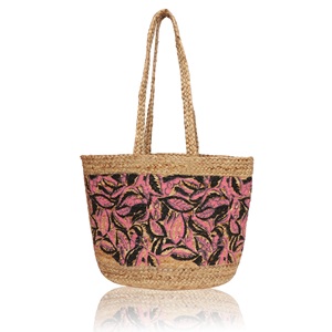 Bolsa de Yute Ecológica de Diseño, Bolsa de Compras Mini Reutilizable, Bolsa de Mensajero con Asa Abierta - Product Image 3