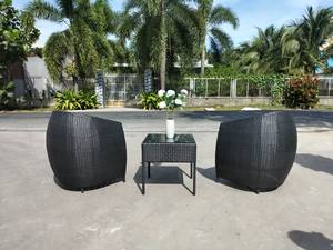PRCF-085 Modern <b>Garden</b> <b>Poly</b> <b>Rattan</b> Coffee Set Outdoor Lounge <b>Furniture</b> - Product Image 3
