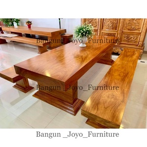 Table en bois Suar Live Edge planche à découper Table à manger Bali meubles Indonésie - Product Image 2