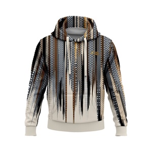 เสื้อฮู้ดดี้ผู้ชายแฟชั่น ลายพิมพ์แบบซับลิเมชั่น สำหรับฤดูหนาว สไตล์ลำลอง สีพื้น กันน้ำ ระบายอากาศได้ดี - Product Image 3