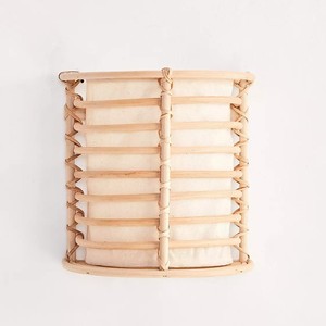Rattan wall lamp decorative <b>sconce</b> <b>lighting</b> accessory competitive price natural wall-mounted lamps - Product Image 6