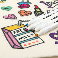 Marqueurs lavables pour enfants, marqueurs textiles lavables promotionnels, ensemble de stylos marqueurs pour tissu
