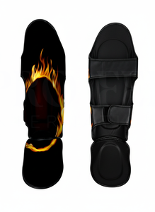 Protège-tibias de Muay Thai sur mesure de haute qualité à 100 %, design personnalisé, impression sérigraphique, pour entraînement de kick-boxing, MMA et arts martiaux - Product Image 5