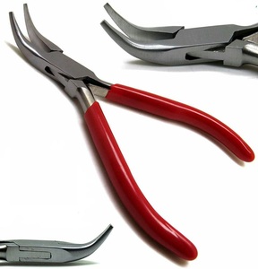 Jewelry Nose Plier Durable Stainless Steel Jewelry <b>Craft</b> Tool Precision Nose Pliers for Beading <b>Wire</b> Shaping and Repair Work - Product Image 3