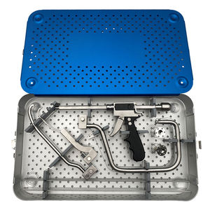 Kit de fixation collinéaire orthopédique Azicon pour l'alignement des fractures osseuses, avec mâchoire coulissante et outil de fixation par broche percutanée - Product Image 1