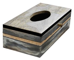 Moderno Dispensador de Pañuelos de Madera Hecho a Mano, Caja Rectangular Única para Servilletas de Escritorio, para Oficina, Hotel, Decoración del Hogar - Product Image 1