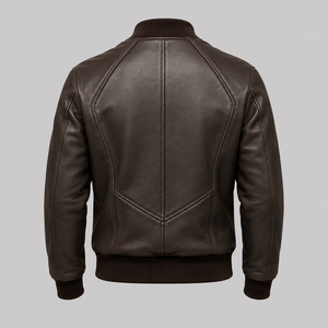 Veste en cuir véritable pour homme, nouvelle collection, design tendance, manches longues, style streetwear, veste en cuir professionnelle - Product Image 4