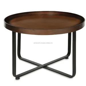 Mesa de Centro de Diseño de Lujo con Cubierta de Acero Inoxidable y Marco Dorado, Moderna y Ecológica para Sala de Estar, Oficina, con Carga Inalámbrica - Product Image 2