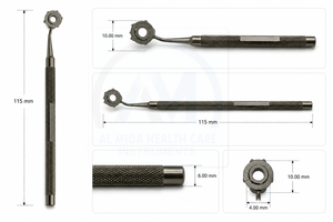Instrumento Quirúrgico Oftálmico de Acero Inoxidable de Primera Calidad Al Mida Healthcare con Certificación CE Clase II, Marcador Ocular Manual para Astigmatismo - Product Image 5
