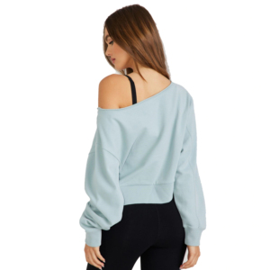 Custom Designed Embroidered Women's Eco-Friendly Anti-Wrinkle Breathable Solid <b>Off</b>-<b>Shoulder</b> Straight Silhouette Streetwear - Product Image 4