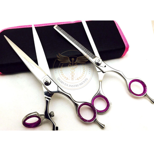 กรรไกรตัดผมมืออาชีพขนาด 8.5 นิ้ว ชุดกรรไกรซอยผมสำหรับร้านเสริมสวยและกรรไกรตัดแต่งขนสัตว์เลี้ยง - Product Image 2
