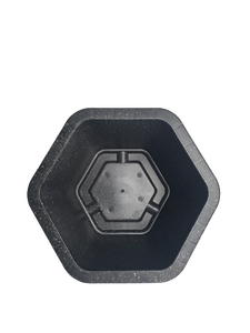 Venta al por mayor de fábrica, macetas duraderas para vivero de invernadero, maceta hexagonal con pintura verde para uso en jardín y hogar - Product Image 4