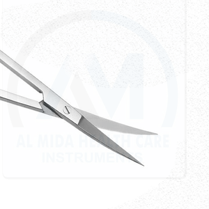 Tijeras Quirúrgicas AL MIDA de Acero Inoxidable con Mango Dorado, Instrumento Manual para Cirugía Ocular, Certificación CE Clase I AMHC-R-424, 5 Años de Garantía - Product Image 4