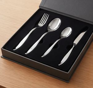 Ensemble de couverts en acier inoxydable de qualité supérieure, parfait pour les hôtels, les restaurants et la présentation de desserts, articles de couverts pour une utilisation en cuisine - Product Image 5