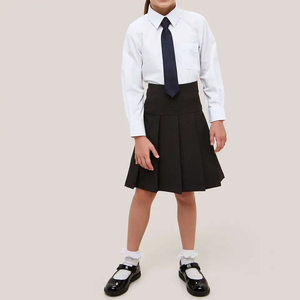 Nouveaux vêtements de sport, uniformes scolaires de haute qualité conçus sur mesure pour les filles, jupe, chemise, polyester, coton, Mad - Product Image 5