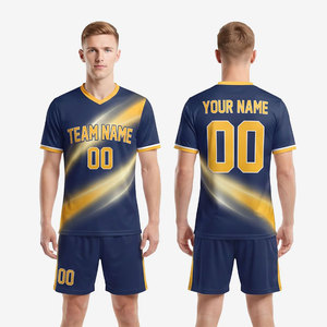 Maillot de football de qualité supérieure, ensembles de shorts de football personnalisés, maillot de football en polyester à séchage rapide, fabricant d'équipements sportifs, uniforme de football - Product Image 4