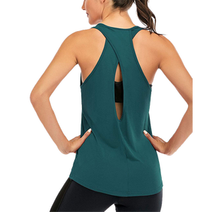 High Quality O Neck Sleeveless Breathable Casual Women's Tank <b>Top</b> with Quick Dry Seamless Fabric - Product Image 2