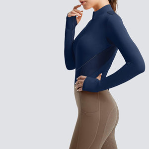 Chemise de base pour l'équitation avec logo personnalisé, tissu respirant et doux au toucher, chemise de base pour l'équitation pour femmes, manches longues - Product Image 4