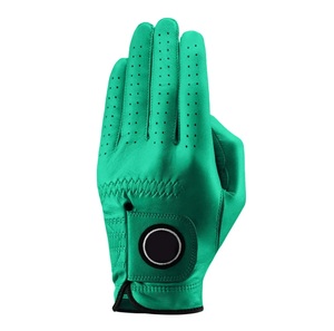 Guantes de Golf de Piel de Oveja y Cuero PU Suaves y Cómodos, Correa de Muñeca Ajustable, Protección UV Ligera y Transpirable para Manos de Hombre - Product Image 1