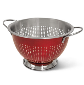 กระชอนสแตนเลสที่ได้รับความนิยมสูงสุด โครงสร้างแข็งแรงสำหรับกรองอาหารหนัก เช่น พาสต้า มันฝรั่ง ถั่วต่างๆ - ปลอดสาร BPA ใช้กับเครื่องล้างจานได้ - Product Image 4