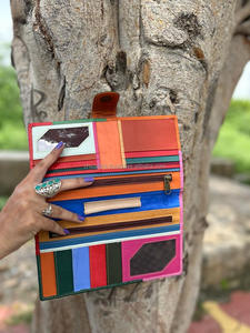 Nuevas carteras de cuero de piel con estampado de animales reciclados de estilo occidental para mujer, estuche delgado para tarjetas de crédito, hermosa Cartera de Color rechoncho - Product Image 6