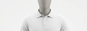 Camisa Polo Blanca para Hombre, Manga Corta, Cuello Camisero, Corte Regular, Color Sólido, Todas las Temporadas, 100% Algodón - Product Image 4