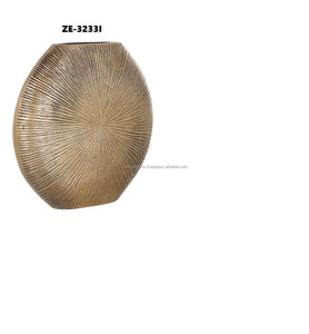 Luxury Handmade Eco-Friendly Chrome Plated Iron Flower <b>Vase</b>-High End Sculptural Metal for Hospitality Interior Decoration - Product Image 1