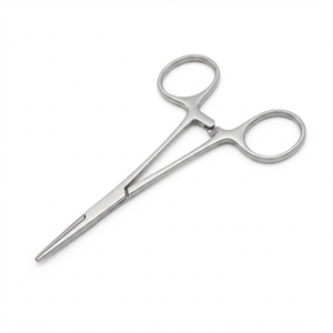 Pinces chirurgicales ophtalmiques droites en acier inoxydable de précision, micro-pinces hémostatiques pour les yeux - Product Image 1