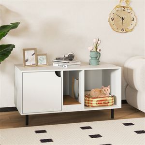 Lettiera per Gatti XL Smart Luxury in Plastica con Recinto, Grande Capacità per Soggiorno - Product Image 4