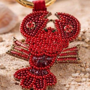Handmade Fish Embroidery Keyring Beaded <b>Keychain</b>, Cute Sea Animal Key Holder, <b>Custom</b> Gift & Wholesale Supplier BY MULTI CRAFT - Product Image 6