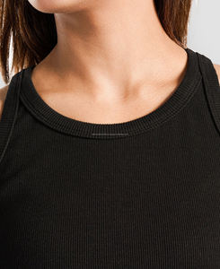 Camisetas sin mangas para mujer, talla XL, soporte medio, cuello redondo, personalizadas, ecológicas, con patrón sólido bordado, MOQ bajo - Product Image 4