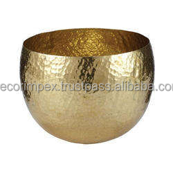 Gold metal Casted <b>Flower</b> Vase <b>Mirror</b> Polished Elegant Design Perfect Tabletop Home Decor Stylish Accent Sophisticated Spaces - Product Image 4