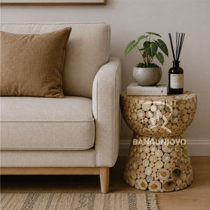 Modern Luxury Solid Wood Coffee <b>Table</b> & <b>Side</b> <b>Table</b> Stool for Hotel and Restaurant - Product Image 2