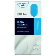 Maschera Viso Mediheal DNA Proatin, Confezione da 10 Fogli, 1 Scatola, Sconto, Nuova Formula Idratante con Peptidi - Product Image 1