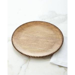 Assiette de Présentation Ronde en Bois Naturel Rustique pour Mariages, Événements et Restaurants - Vente en Gros - Product Image 5