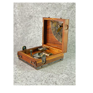 Boussole de survie en laiton Antique Vintage Amping boussole de poche en métal pour randonnée Camping chasse outil de Navigation en plein air - Product Image 1