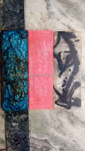 Blocs de manches de couteau en résine, jaune, noir, bleu, vert, marbré, matériau personnalisé pour la fabrication de couteaux, à prix avantageux - Product Image 3