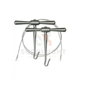 Scie à os Gigli en acier inoxydable de haute qualité, instrument chirurgical certifié CE Classe I pour hôpitaux, Blush Surgical - Product Image 3